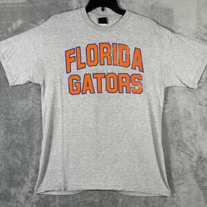 Florida Gators‎ Shirt Men's M Grey Y2K Graphic Retro Logo Old Varsity Brand